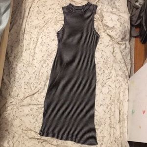 Madewell Striped Sleeveless Maxi Dress